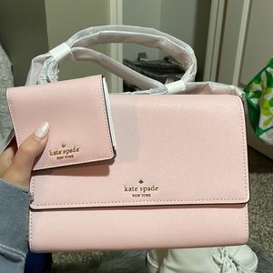 Light pink Kate spade purse and wallet brand new